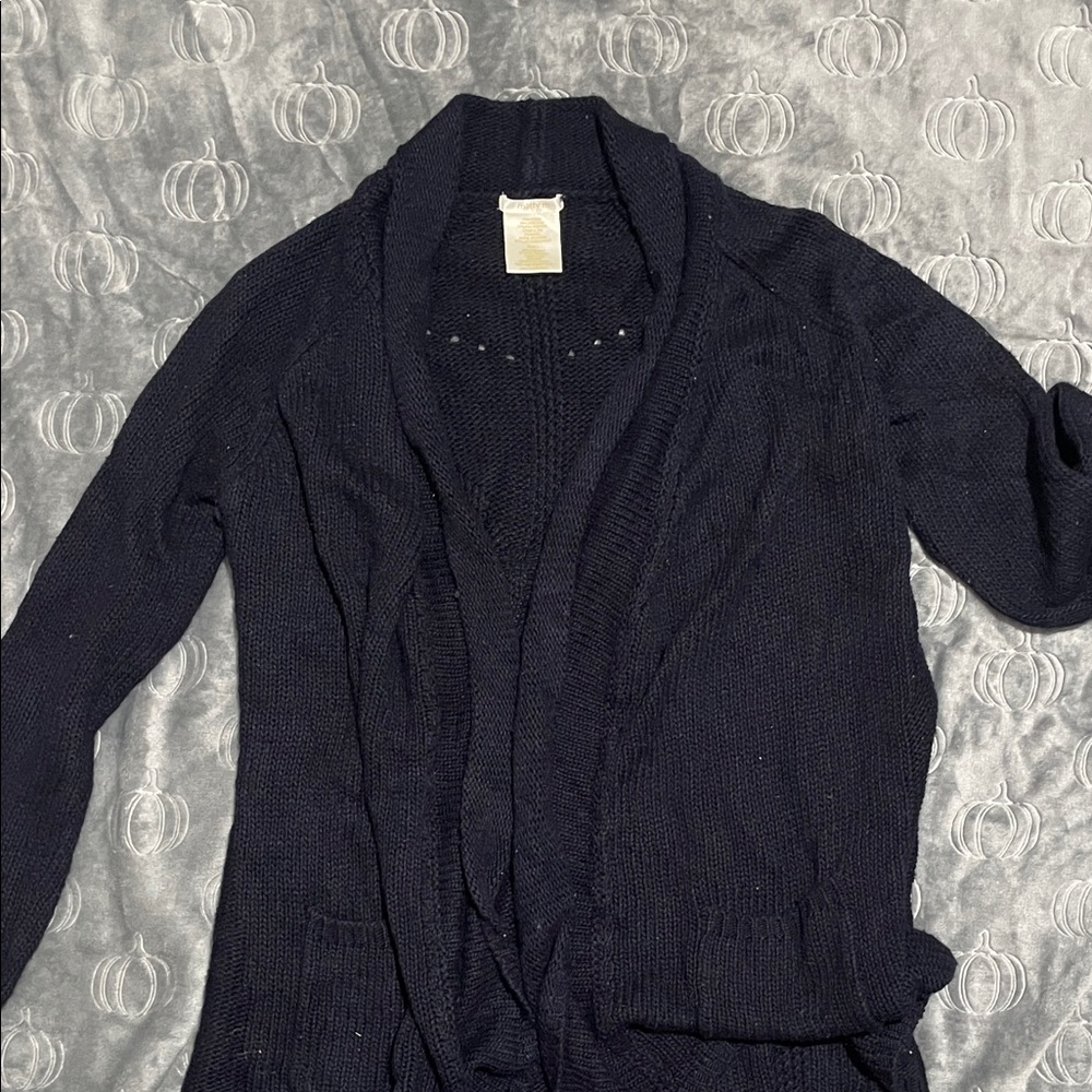Matty M Black Cardigan Sweater